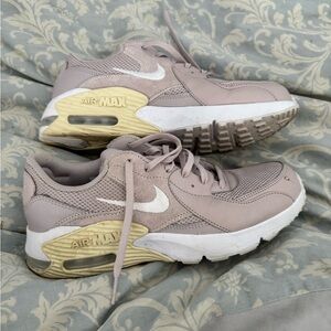 Nike Air Max Women's Sneakers - Beige and White